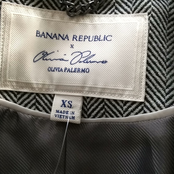 🍄HP🍄 BANANA REPUBLIC XS HERRINGBONE CAPE - Picture 4 of 8